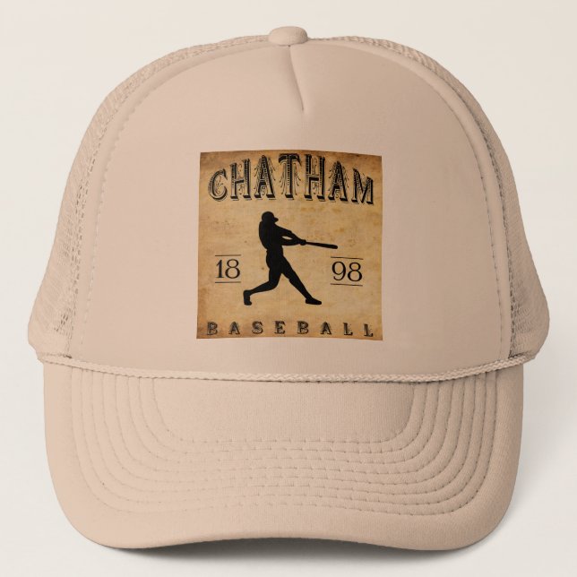 1898 Chatham Ontario Canada Baseball Trucker Hat (Front)