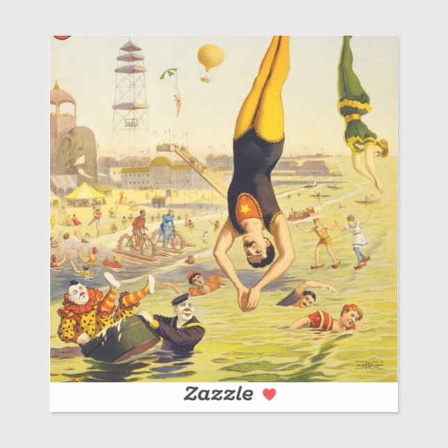 1898 Coney Island Sideshow Poster (Sheet)