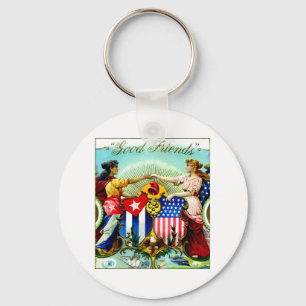 1898 Good Friends Cigars Keychain