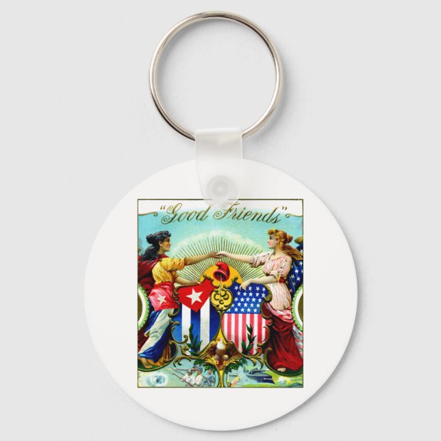 1898 Good Friends Cigars Keychain (Front)