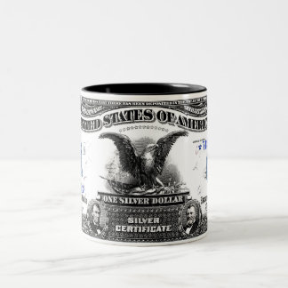 1899 tasses d'Eagle de noir de certificat d'argent
