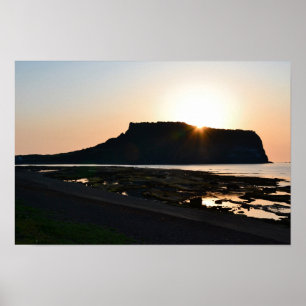 18×12 Seongsan Sunrise Peak Jeju Korea Photo Print