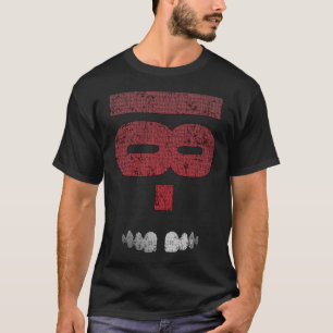 18-1 visage avec le T-shirt des dents de Michael