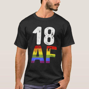 18 AF 18Th Birthday 2003 LGBT Bday Tee For Man Wom