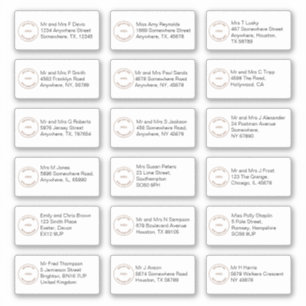 18 Different Recipient Names Addresses Brand Logo
