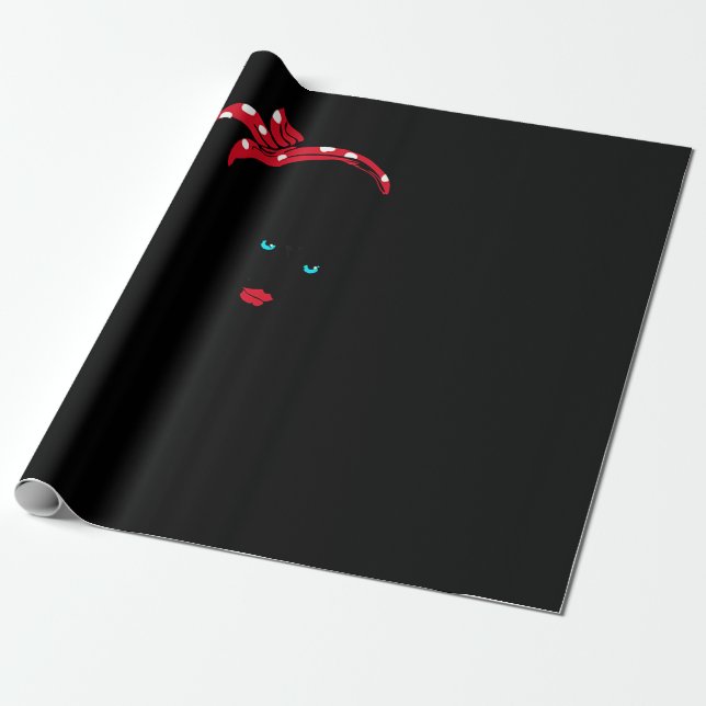 18.Flight Attendant Flight Attendant Rosie The Riv Wrapping Paper (Unrolled)