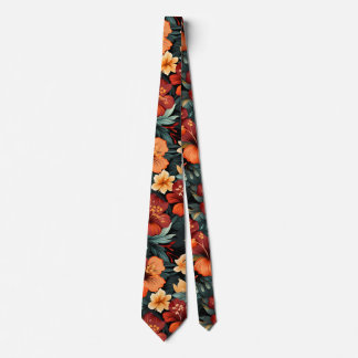 #18 Floral Pattern Tie