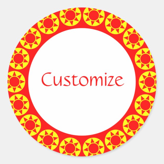 18 Hours in a Day Template Classic Round Sticker (Front)