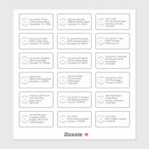 18 Individual Name Address Sans Serif Company Logo