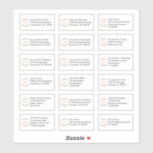 18 Individual Name Address Sans Serif Company Logo