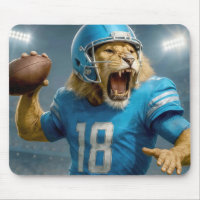 #18 Lion Football Player