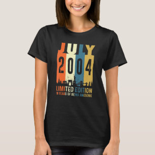 18 Made In July 2004 18th Birthday T-Shirt