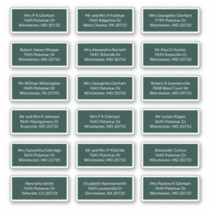 18 Nom du récipiendaire Mariage Étiquettes de adre