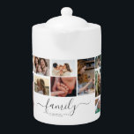 18 Photo Collage Cute Family Love Memory<br><div class="desc">Introducing our modern and chic personalized photo collage product! This stylish item allows you to create a unique and one-of-a-kind collage featuring your own personal photos. Simply choose your favourite Instagram snaps or photography, and add them to our pre-designed photo collage template. Our template features a beautiful typography elegant script...</div>