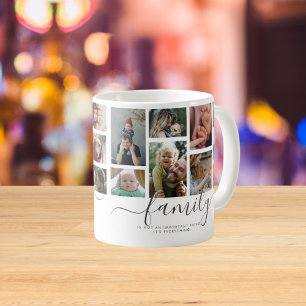 18 Photo Collage Cute Family Love Memory Coffee Mug