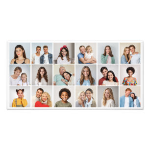 18 Photo Collage Editable Colour Photo Enlargement