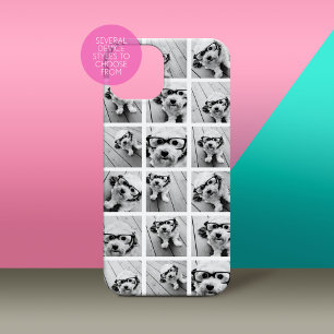 18 Photo Collage - Modern Stacked Grid Case-Mate iPhone 14 Case
