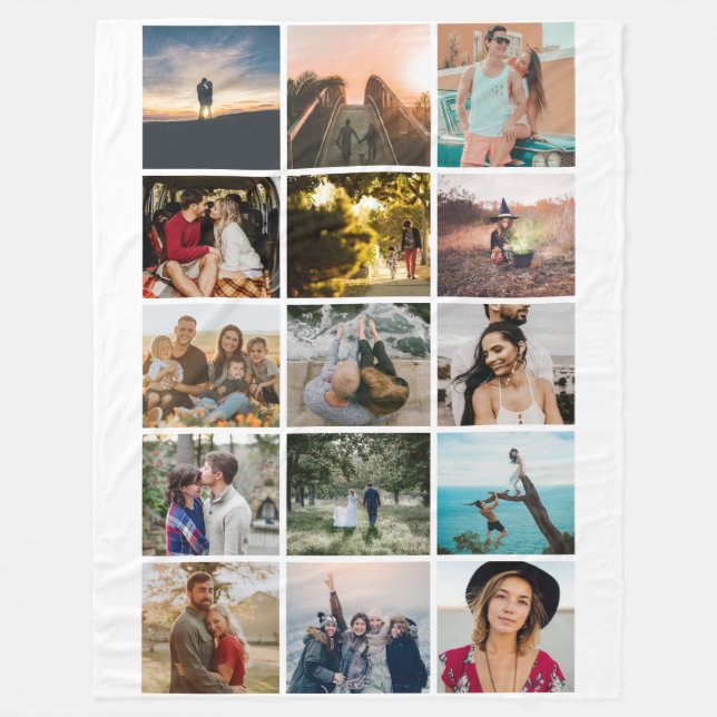 18 Photo Fleece Blanket (Front)
