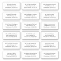 18 Recipient Name Shipping Address Labels