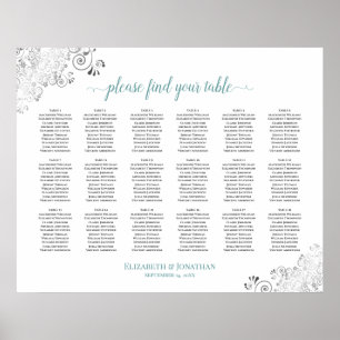 18 Tableau Frilly White Mariage Tableau Sièges Tur