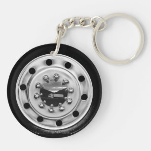 18 Wheelin' Keychain