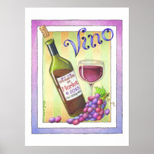 18"x24" POSTER - YOU HAD ME AT MERLOT - Wine Art