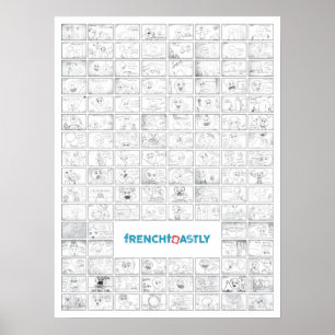 18" x 24" 120 Days Project Poster, Gloss Paper Poster