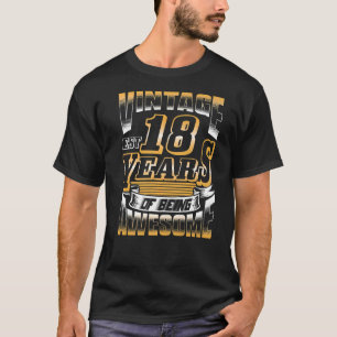 18 Years Old 18th Birthday 3 T-Shirt