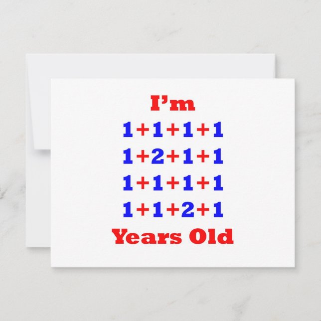 18 Years old! Card (Front)