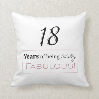 18e anniversaire cadeau Coussin