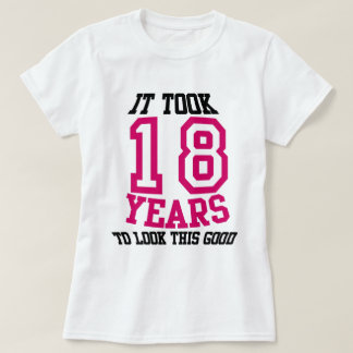 18ème T-SHIRT d'anniversaire