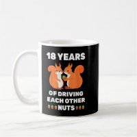 18th 18-Year Wedding Anniversary Funny Couple For 