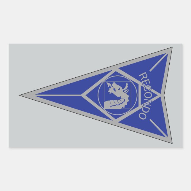 18th Airborne Recondo - Fort Bragg - Infantry Blue Sticker (Front)