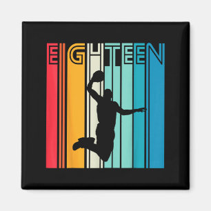 18th Birthday Basball Lover Gift 18 Years Old Magnet