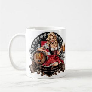 18th birthday - Blondes Dirndl says Prost Cheers Coffee Mug