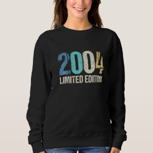 18th Birthday Boy Girl 18 Years 2004 18 Sweatshirt