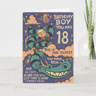 18th Birthday Card for him