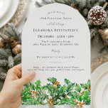 18th Birthday December Birth Flower Holly Arch Invitation<br><div class="desc">Festive holly and berry birthday invitation is perfect for your December birthday party. Bright green holly is decorated with deep red berries. Holly is also the December birth flower which represents happiness,  joy,  good luck and respect. All of the text is editable.</div>