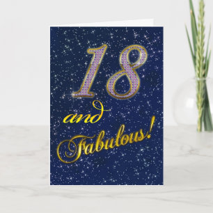 18th birthday for someone Fabulous Card