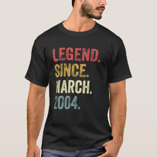 18Th Birthday Gifts 18 Years Old Legend Since Marc T-Shirt
