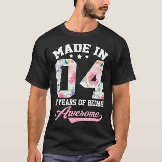 18th Birthday Girl Gift for teenager Girls Made in T-Shirt