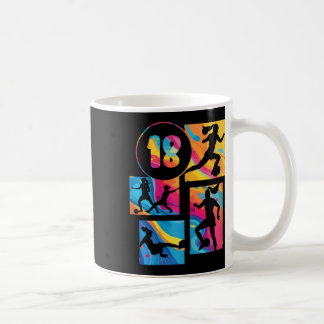 18th Birthday Girl Soccer Player Footll 18 Years O Coffee Mug