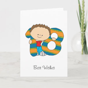 18th Birthday Greetings card - Boy