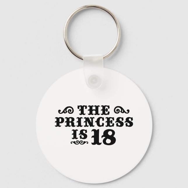 18th Birthday Keychain (Front)