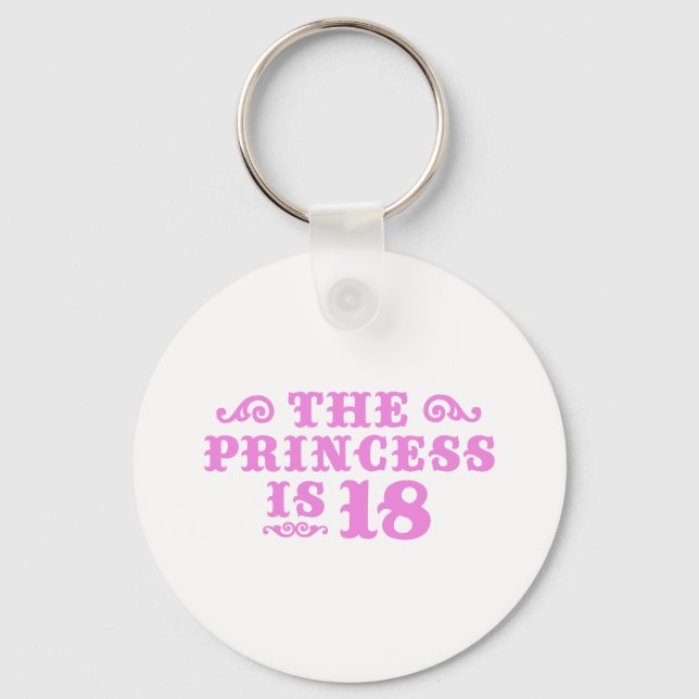 18th Birthday Keychain (Front)
