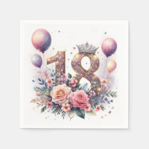 18th Birthday Napkin