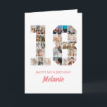 18th Birthday Number 18 Photo Collage Personalized Card<br><div class="desc">Celebrate momentous 18th Birthday with this cute card. It's a personalized photo collage birthday card that allows you to create a truly unique and memorable design. This customizable template lets you insert your own cherished photos, capturing the precious moments throughout the year. This custom card is perfect for commemorating your...</div>