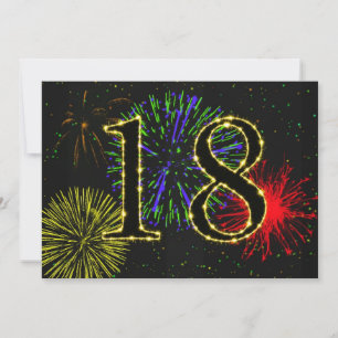 18th birthday party invitate invitation