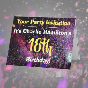 18th Birthday Party Invitation