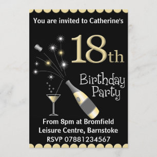 18th Birthday Party Invitation
